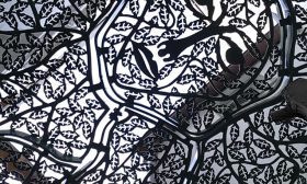 green man floor grille