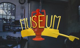museum entrance sign