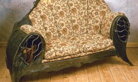 upholstered couch